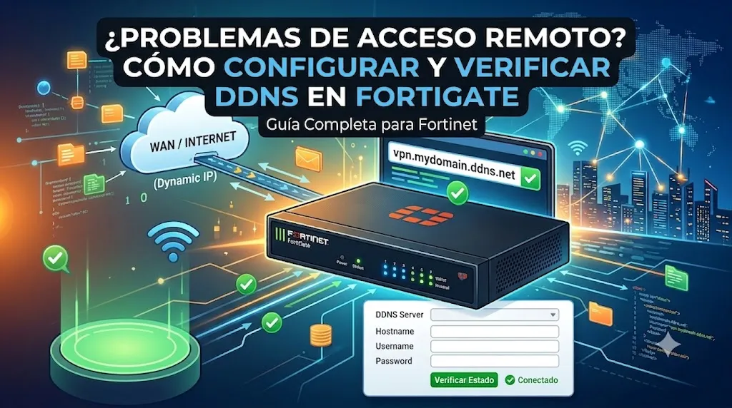 Configuración y Verificación de DDNS en FortiGate