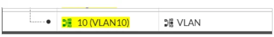 Resultado final: VLAN configurada correctamente en FortiGate