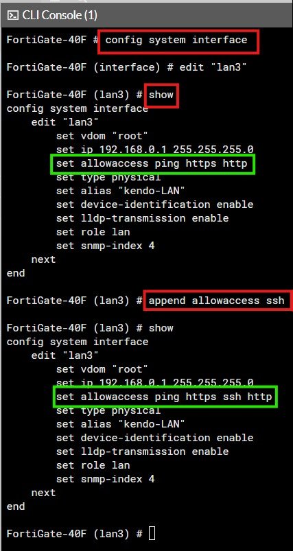 Configuración CLI paso 2