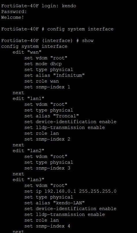 Configuración CLI paso 2