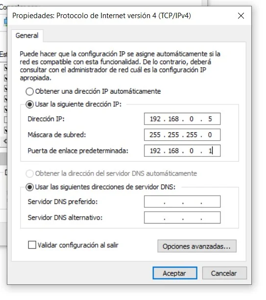Configuración CLI paso 3