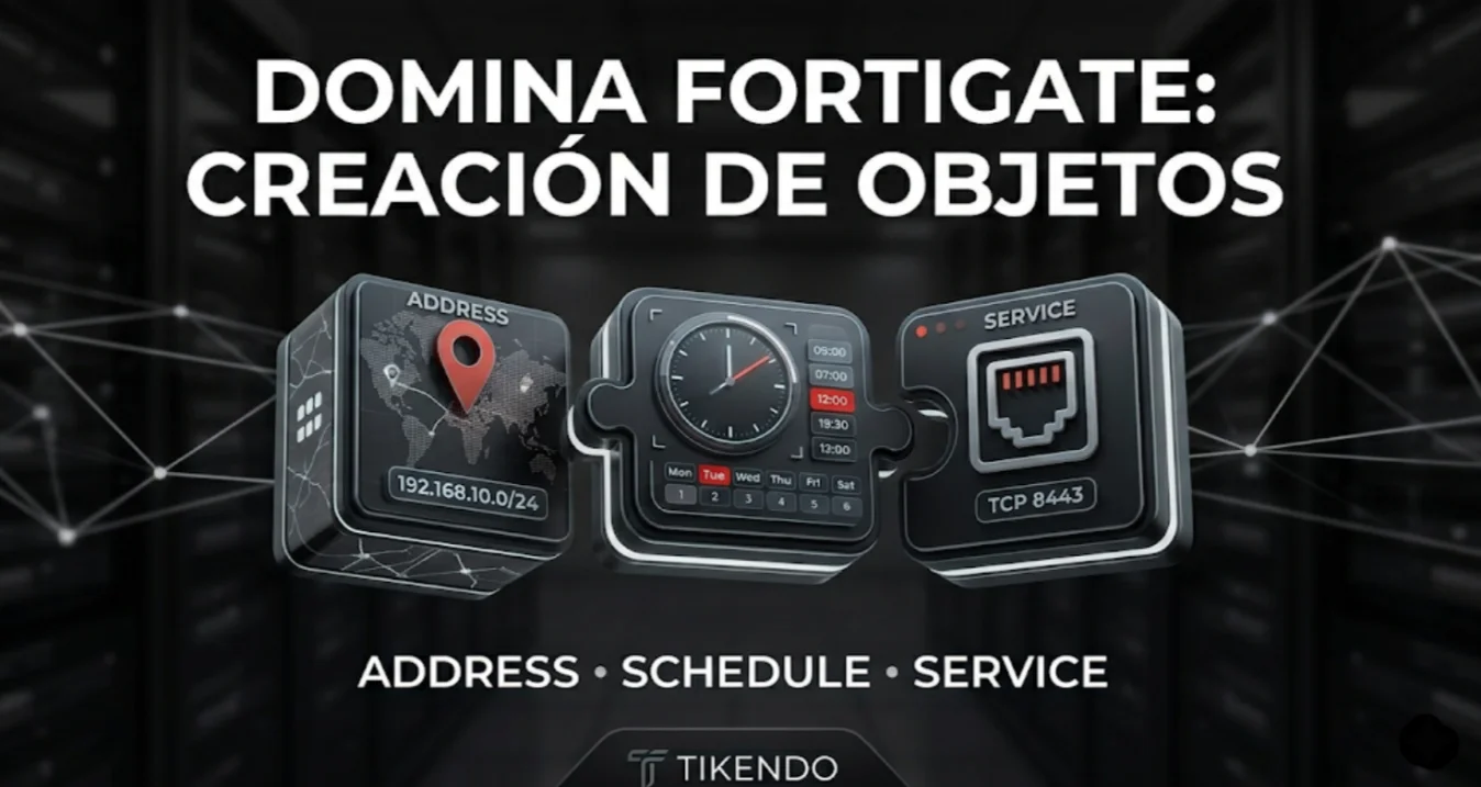 Guía de seguridad: Crear objetos, grupos y políticas en FortiGate