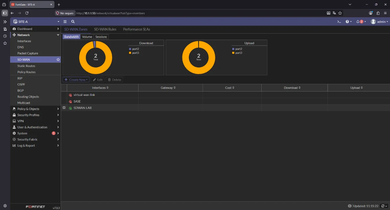 Configuración de dirección IP en PC para acceder a Fortinet