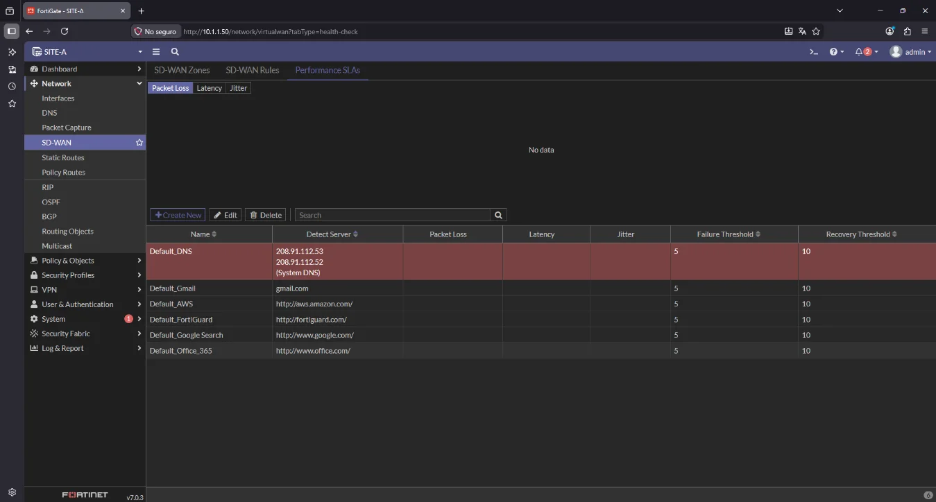 Configuración de dirección IP en PC para acceder a Fortinet